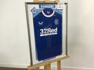 Lot 31 - RANGERS FC SIGNED SHIRT