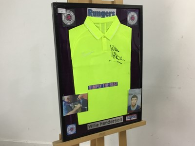 Lot 37 - WILLIE HENDERSON SIGNED POLO TOP