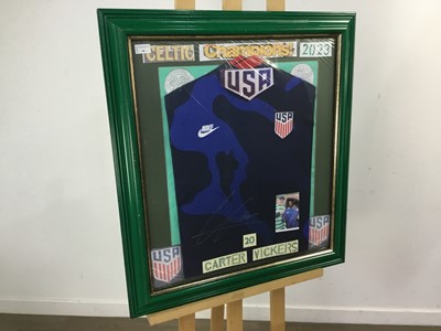 Lot 40 - CAMERON CARTER-VICKERS SIGNED USA SHIRT