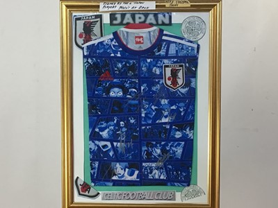 Lot 48 - CELTIC JAPANESE PLAYERS SIGNED JAPAN SHIRT