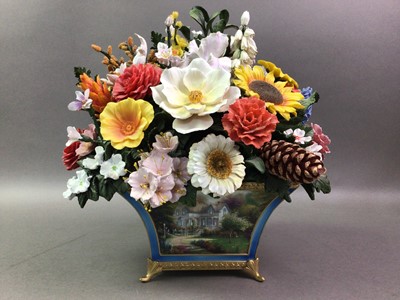 Lot 56 - THOMAS KINKADE FLOWER BOUQUET