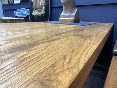 Lot 402 - CALIA BY JOHN LEWIS, OAK DINING TABLE