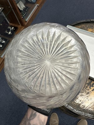 Lot 238 - IN THE MANNER OF DR. CHRISTOPHER DRESSER, VICTORIAN SILVER MOUNTED GLASS CLARET JUG