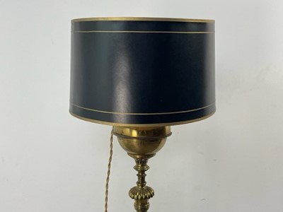 Lot 196 - BRASS FLOOR STANDING LAMP