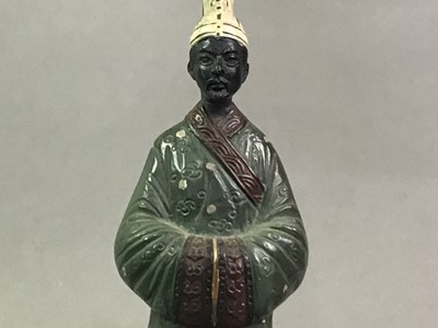 Lot 202 - ASIAN FIGURAL LAMP