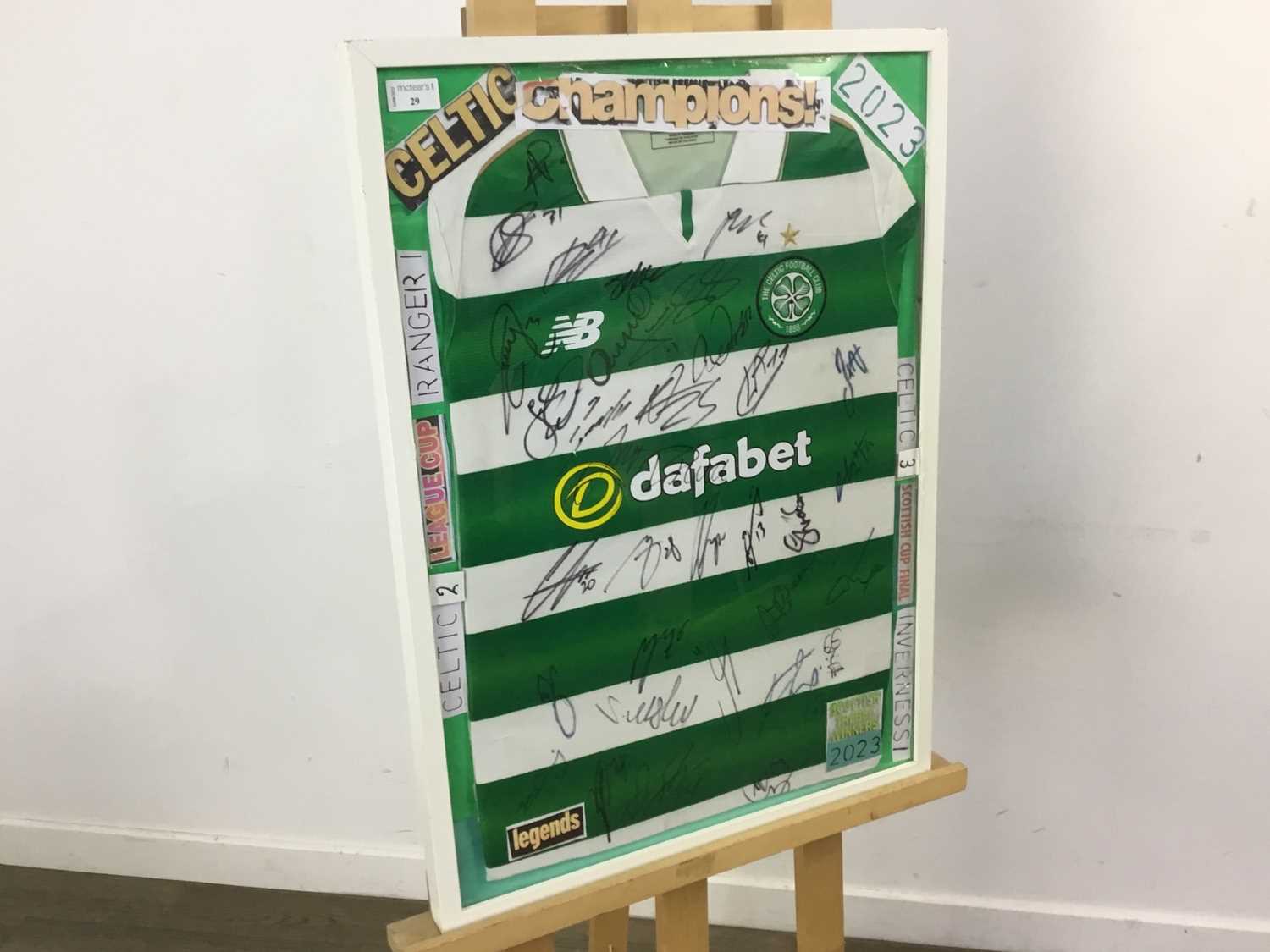 Lot 29 - CELTIC FC SIGNED SHIRT