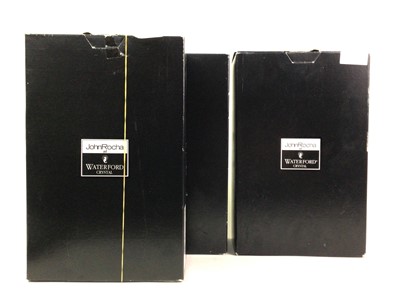 Lot 23 - GROUP OF SIX WATERFORD CRYSTAL CHAMPAGNE GLASSES