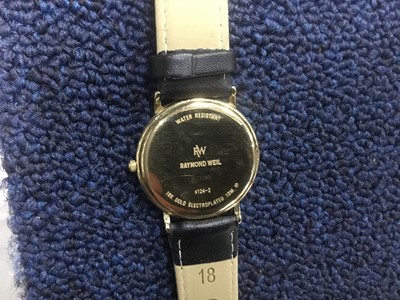 Lot 132 - RAYMOND WEIL GENEVE WRIST WATCH