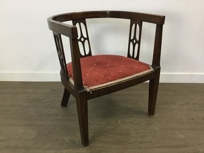 Lot 218 - PAIR OF EDWARDIAN TUB CHAIRS