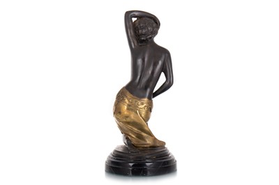 Lot 425 - AFTER EMILE BRUCHON, ART DECO STYLE BRONZE FIGURE