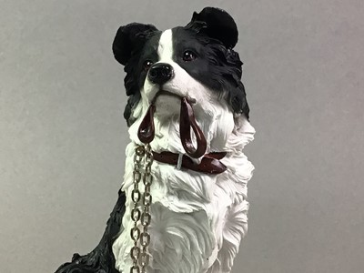 Lot 77 - MODEL OF A BORDER COLLIE