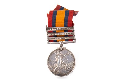 Lot 20 - VICTORIAN SOUTH AFRICA MEDAL AWARDED TO CORPL. G. SMART IMP. YEO.