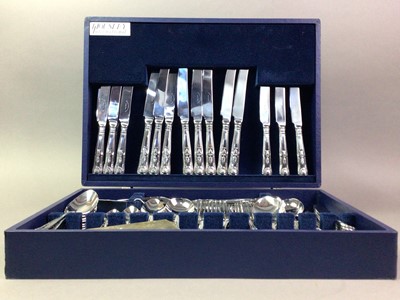 Lot 227 - CANTEEN OF SILVER PLATED CUTLERY