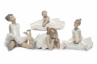 Lot 441 - FOUR NAO BALLERINA FIGURINES to include a...