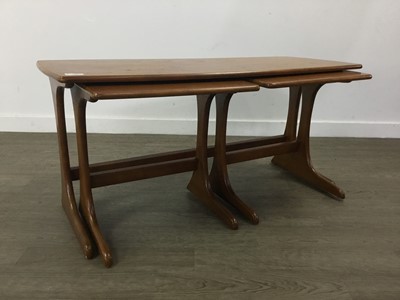 Lot 324 - MID CENTURY TEAK NEST OF TABLES