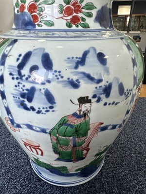 Lot 1177 - CHINESE WUCAI JAR