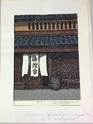 Lot 1179 - KATSUYUKI NISHIJIMA (JAPANESE b. 1945), THREE WOODBLOCK PRINTS
