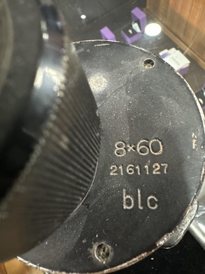 Lot 25 - CARL ZEISS, THIRD REICH KRIEGSMARINE 8x60 BINOCULARS