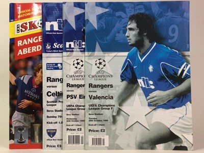 Lot 362 - LARGE COLLECTION OF RANGERS F.C. PROGRAMMES