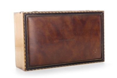 Lot 26 - T.S.S. TRANSYLVANIA, CIGARETTE CASKET