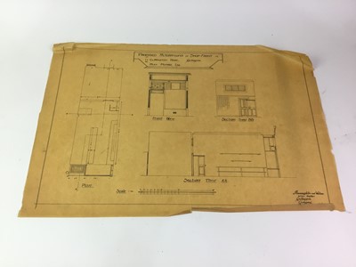 Lot 310a - MACNAUGHTON AND WATSON, FOLIO OF ARCHITECTURAL PLANS/DRAWINGS