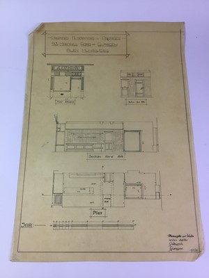 Lot 310 - MACNAUGHTON AND WATSON, FOLIO OF ARCHITECTURAL PLANS/DRAWINGS