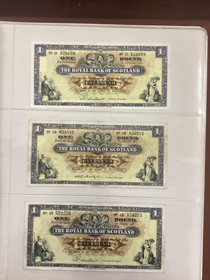 Lot 59 - COLLECTION OF SCOTTISH BANKNOTES