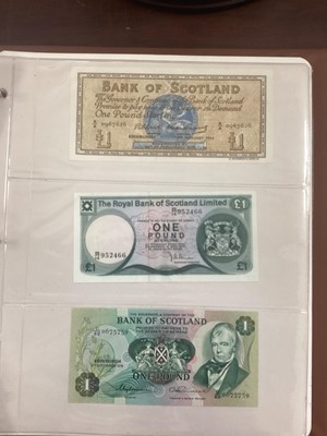 Lot 59 - COLLECTION OF SCOTTISH BANKNOTES