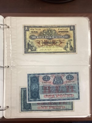 Lot 59 - COLLECTION OF SCOTTISH BANKNOTES