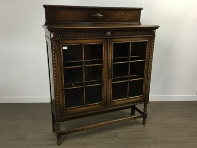 Lot 404 - OAK BOOKCASE