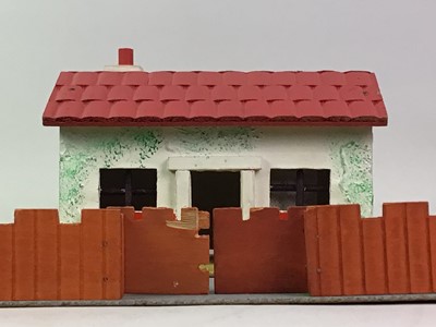 Lot 427 - VINTAGE WOODEN FARM SET