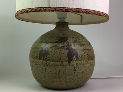 Lot 430 - TWO SALTON POTTERY CERAMIC TABLE LAMPS