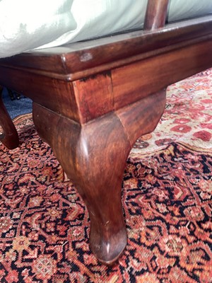 Lot 1169 - CHINESE HARDWOOD HORSESHOE CHAIR