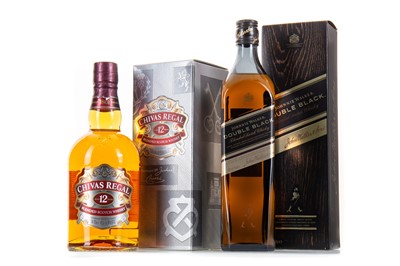 Lot 58 - CHIVAS REGAL 21 YEAR OLD AND JOHNNIE WALKER DOUBLE BLACK