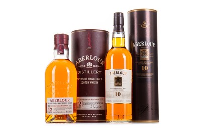 Lot 49 - ABERLOUR 12 YEAR OLD DOUBLE CASK AND 10 YEAR OLD