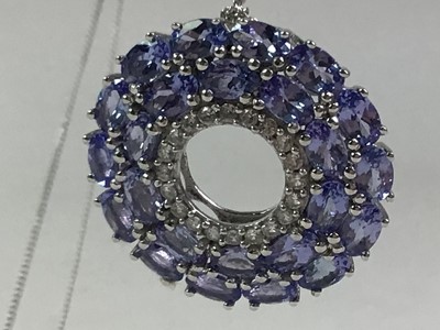 Lot 502 - COLLECTION OF TANZANITE JEWELLERY