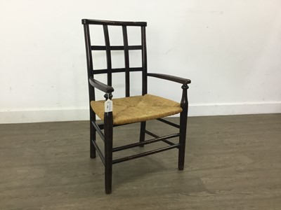 Lot 508 - STAINED WOOD CHILD'S CHAIR