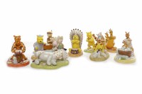 Lot 477 - ROYAL DOULTON WINNIE THE POOH FIGURINES...
