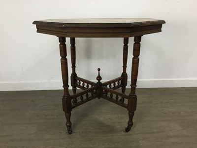 Lot 517 - VICTORIAN MAHOGANY WINDOW TABLE