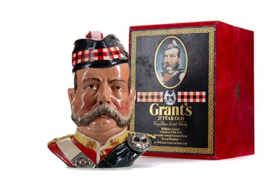 Lot 73 - GRANT'S 25 YEAR OLD CHARACTER JUG 75CL