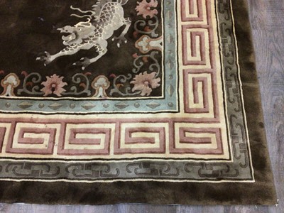 Lot 611 - CHINESE WOOL RUG