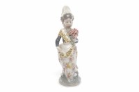 Lot 486 - LLADRO VALENCIAN GIRL WITH FLOWERS (1974-2005,...
