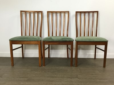 Lot 447 - MCINTOSH OF KIRKCALDY, EXTENDING DINING TABLE AND SEVEN CHAIRS