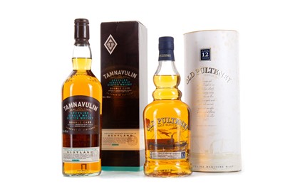 Lot 101 - OLD PULTENEY 12 YEAR OLD AND TAMNAVULIN DOUBLE CASK