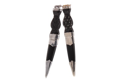 Lot 45 - SILVER MOUNTED SGIAN-DUBH