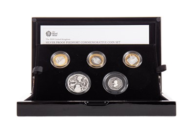 Lot 65 - THE PIEDFORT SILVER PROOF COMMEMORATIVE COIN SET