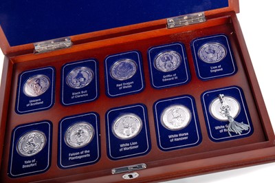 Lot 72 - QUEENS BEASTS SILVER BULLION COLLECTION
