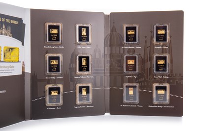 Lot 84 - LANDMARKS OF THE WORLD COIN BAR SET