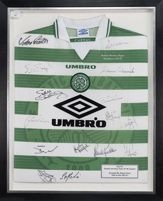 Lot 1507 - CELTIC F.C., SIGNED HOME JERSEY