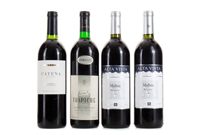 Lot 651 - 4 BOTTLES OF ARGENTINIAN RED WINE